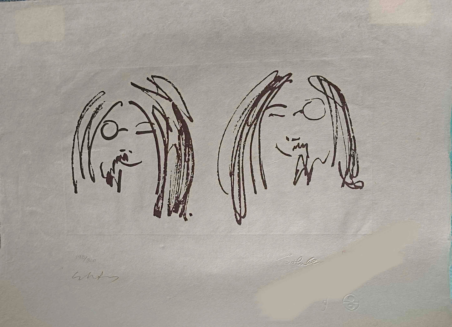 Jock and Yono, by John Lennon