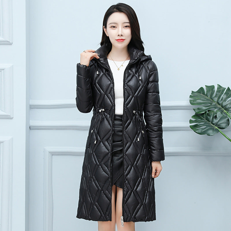 Coat Winter Padded Long Plus Size