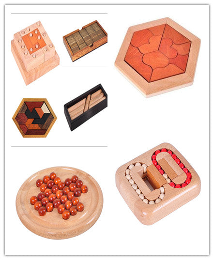 Classic wooden educational toys