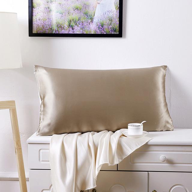 Silk Pillowcase 100 Silk Pillowcase 19 momme Double-Sided, non-toxic dyes