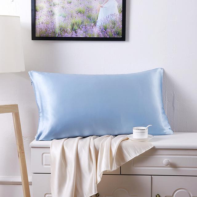 Silk Pillowcase 100 Silk Pillowcase 19 momme Double-Sided, non-toxic dyes