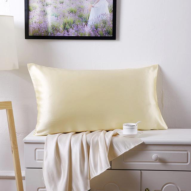Silk Pillowcase 100 Silk Pillowcase 19 momme Double-Sided, non-toxic dyes
