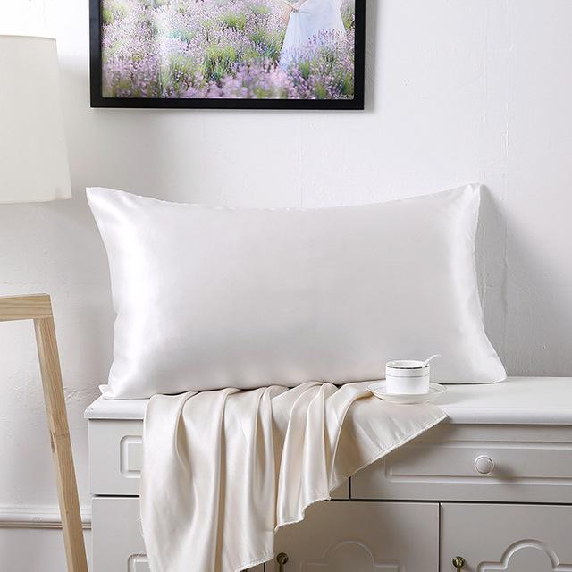 Silk Pillowcase 100 Silk Pillowcase 19 momme Double-Sided, non-toxic dyes