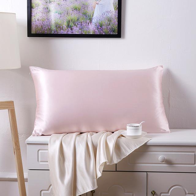 Silk Pillowcase 100 Silk Pillowcase 19 momme Double-Sided, non-toxic dyes