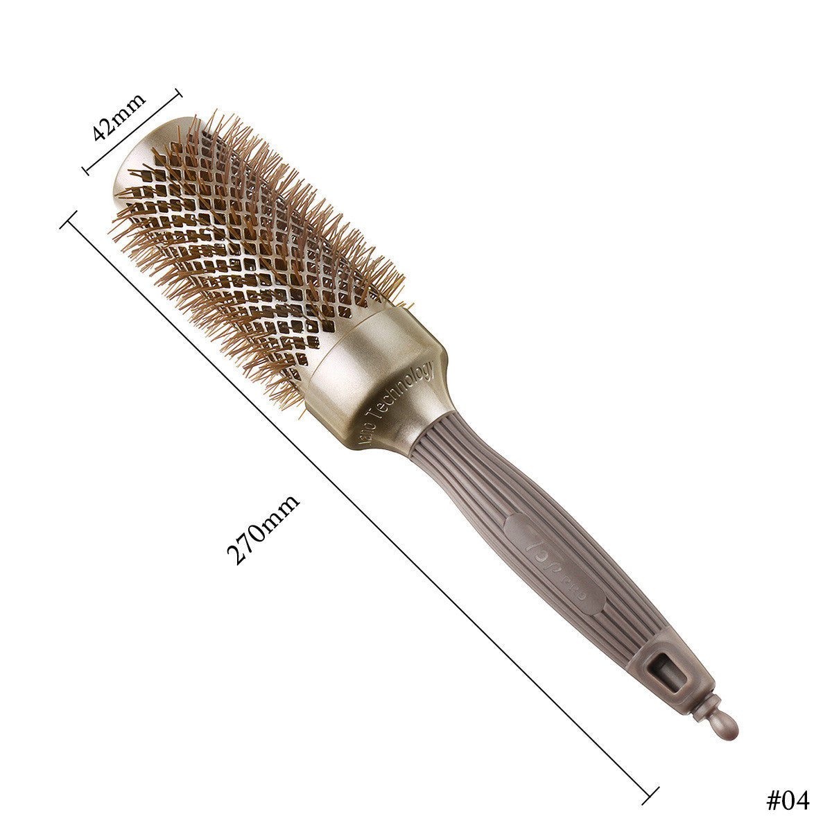 Ceramic curl comb
