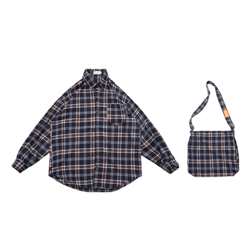 Long Sleeve Plaid Shirt