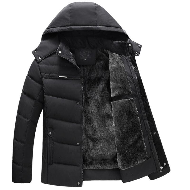 Men's plus velvet jacket