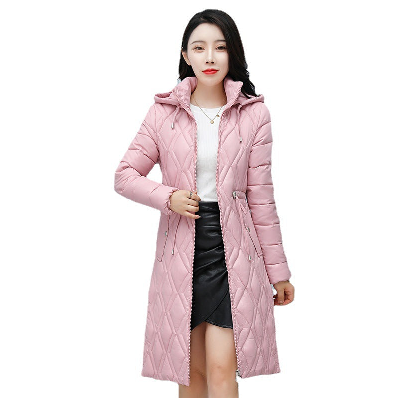 Coat Winter Padded Long Plus Size
