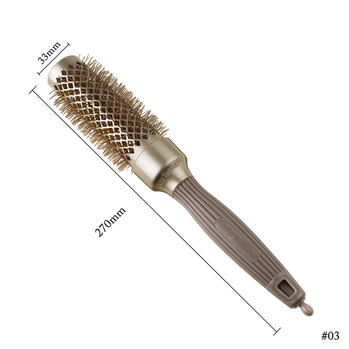 Ceramic curl comb