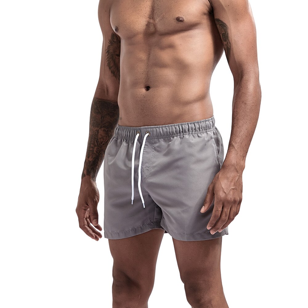 Men's swim trunk sport running shorts board shorts quick-drying with pocket
