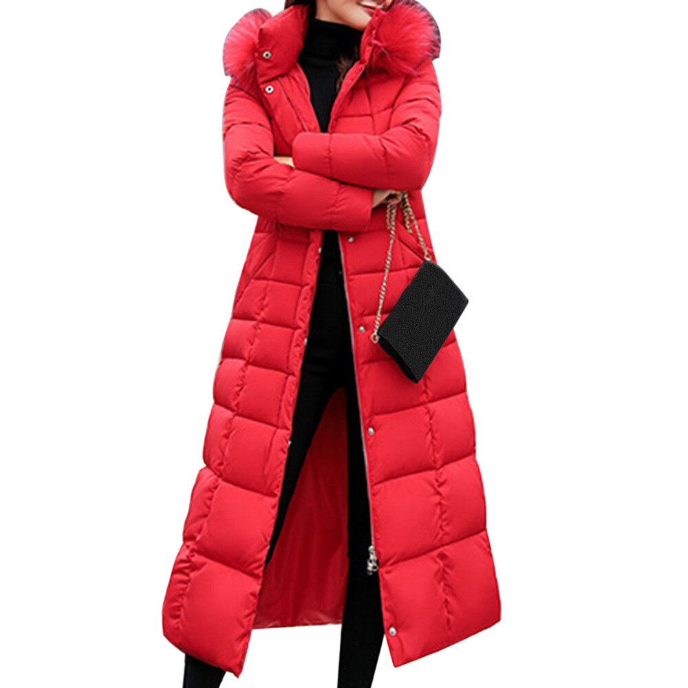 Coat Women Winter Long Coat Parka Femme