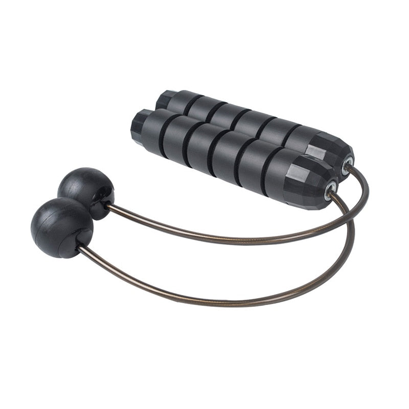 Jump Rope Tangle-Free Rapid Speed Jumping Rope Cable with Ball Bearings Steel Skipping Rope Gym Fitness Home Exercise Slim Body