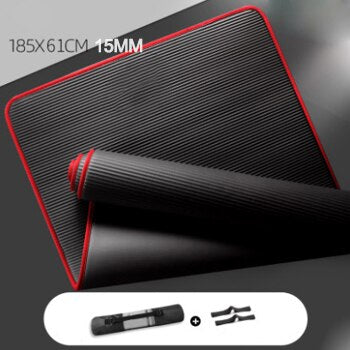 10MM 15MM Yoga Mat NRB Non-slip Mats For Fitness Extra Thick Pilates Gym Exercise Pads Carpet Mat with Edge Binding Yoga Pad XA146+A