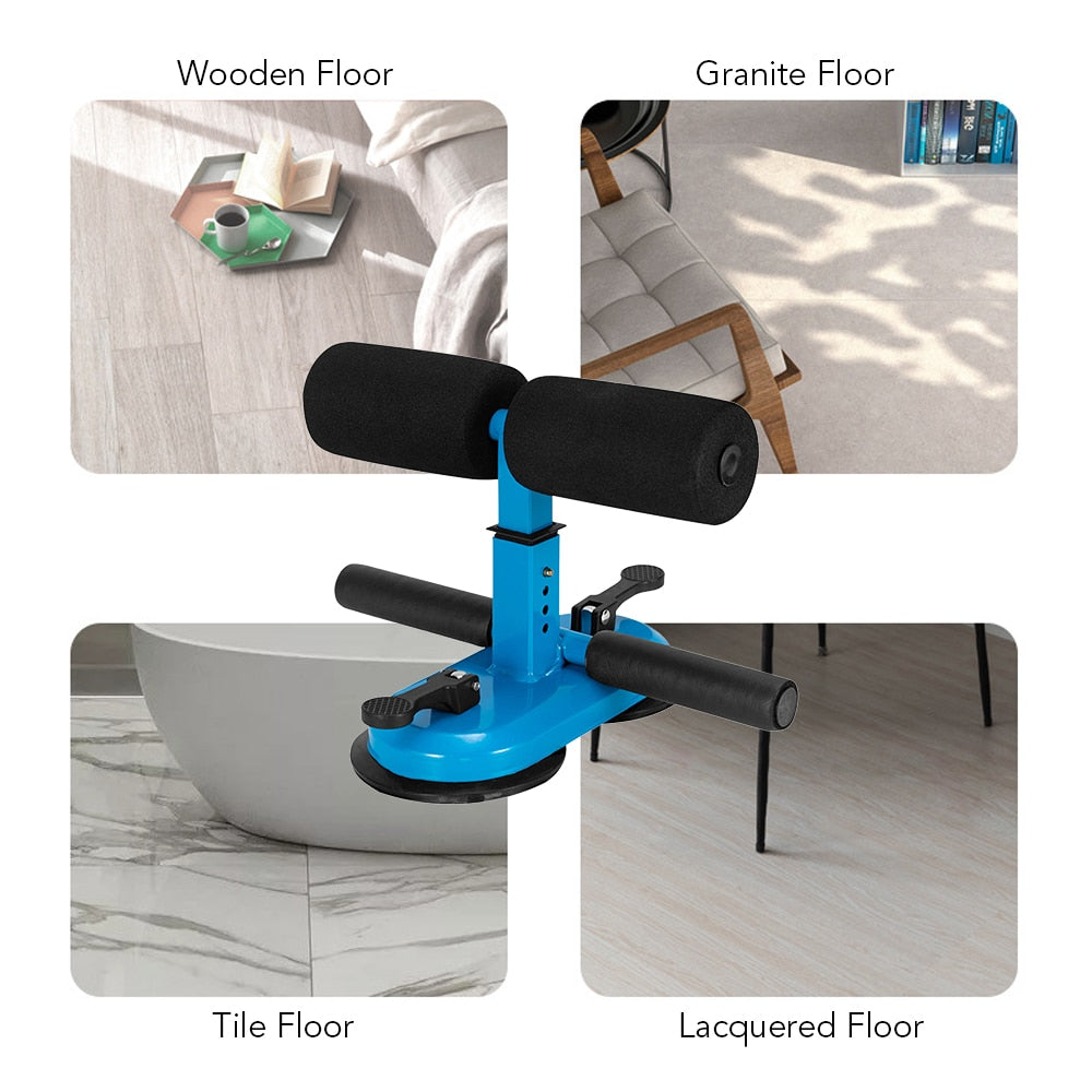 Sit Up Bar Floor Assistant Abdominal Exercise Stand Ankle Support Trainer Workout Equipment for Home Gym Fitness Travel Gear