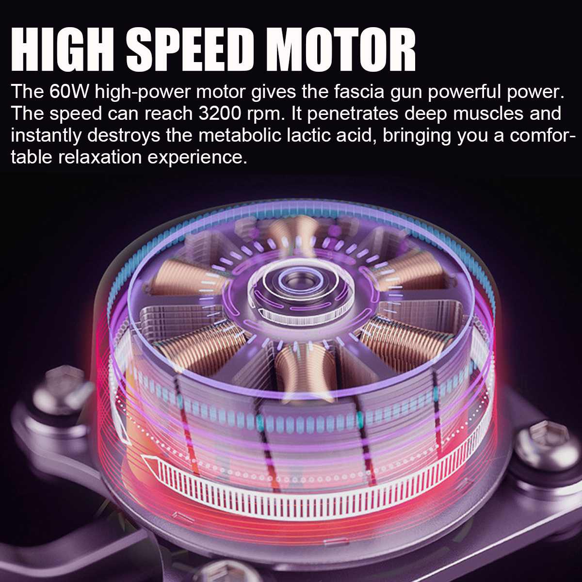 NEW Muscle Massager 32 gears for high-speed muscle therapy