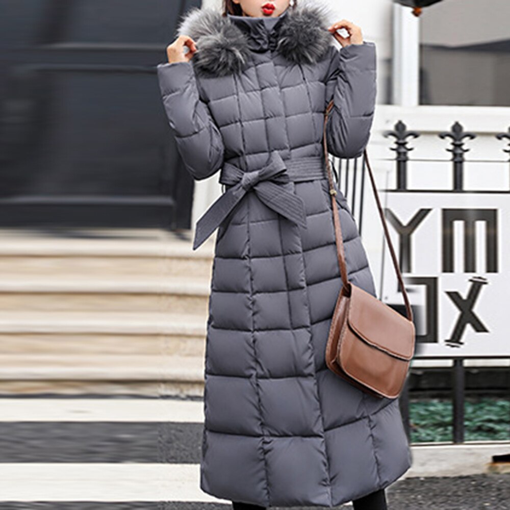 Coat Women Winter Long Coat Parka Femme