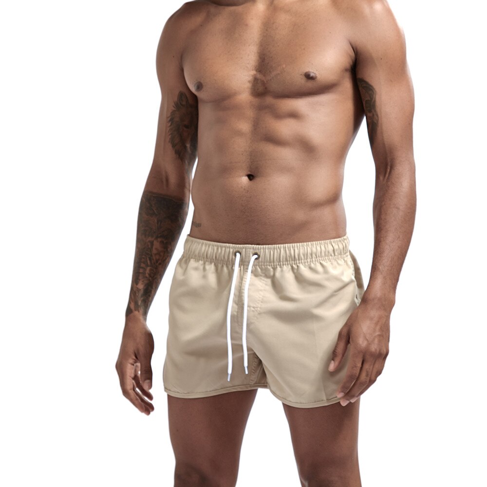 Men's swim trunk sport running shorts board shorts quick-drying with pocket