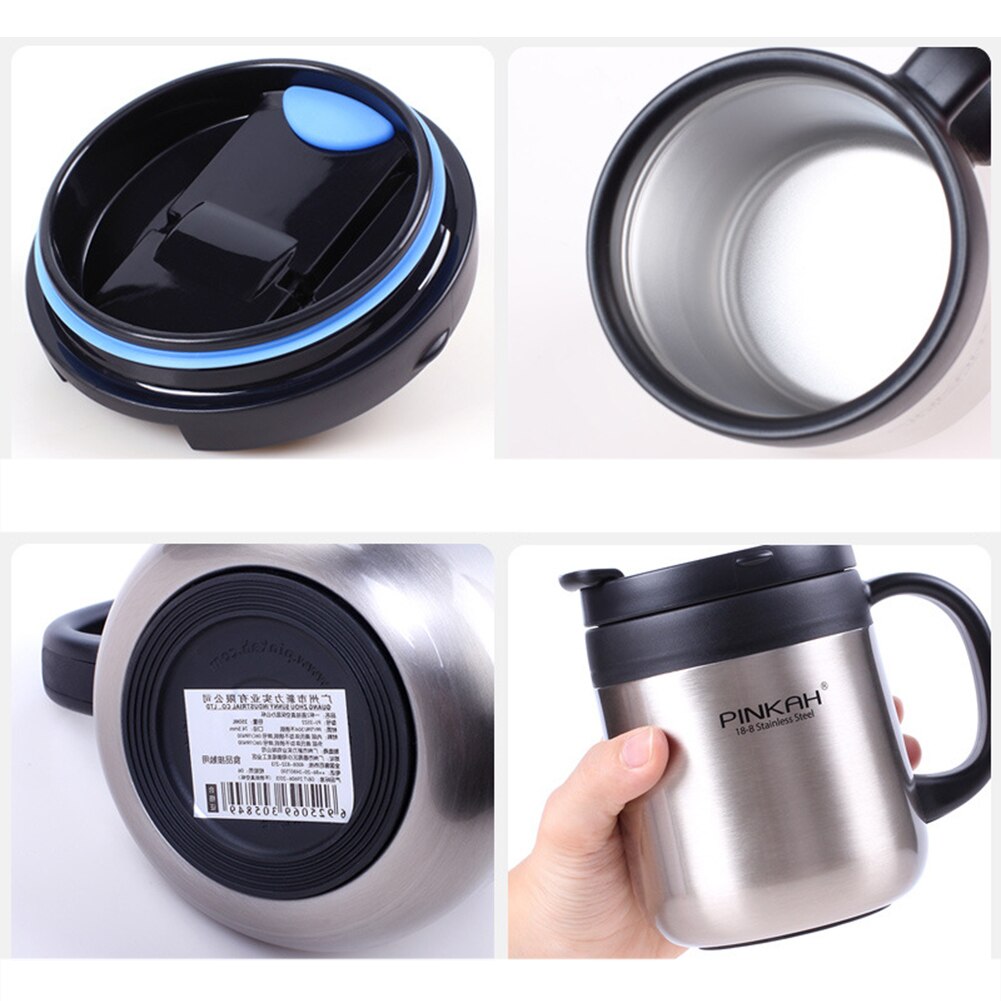 1PC 350ml Stainless Steel Thermal Cup Travel Vacuum Home Office Good thermal insulation performance Coffee Water Mug