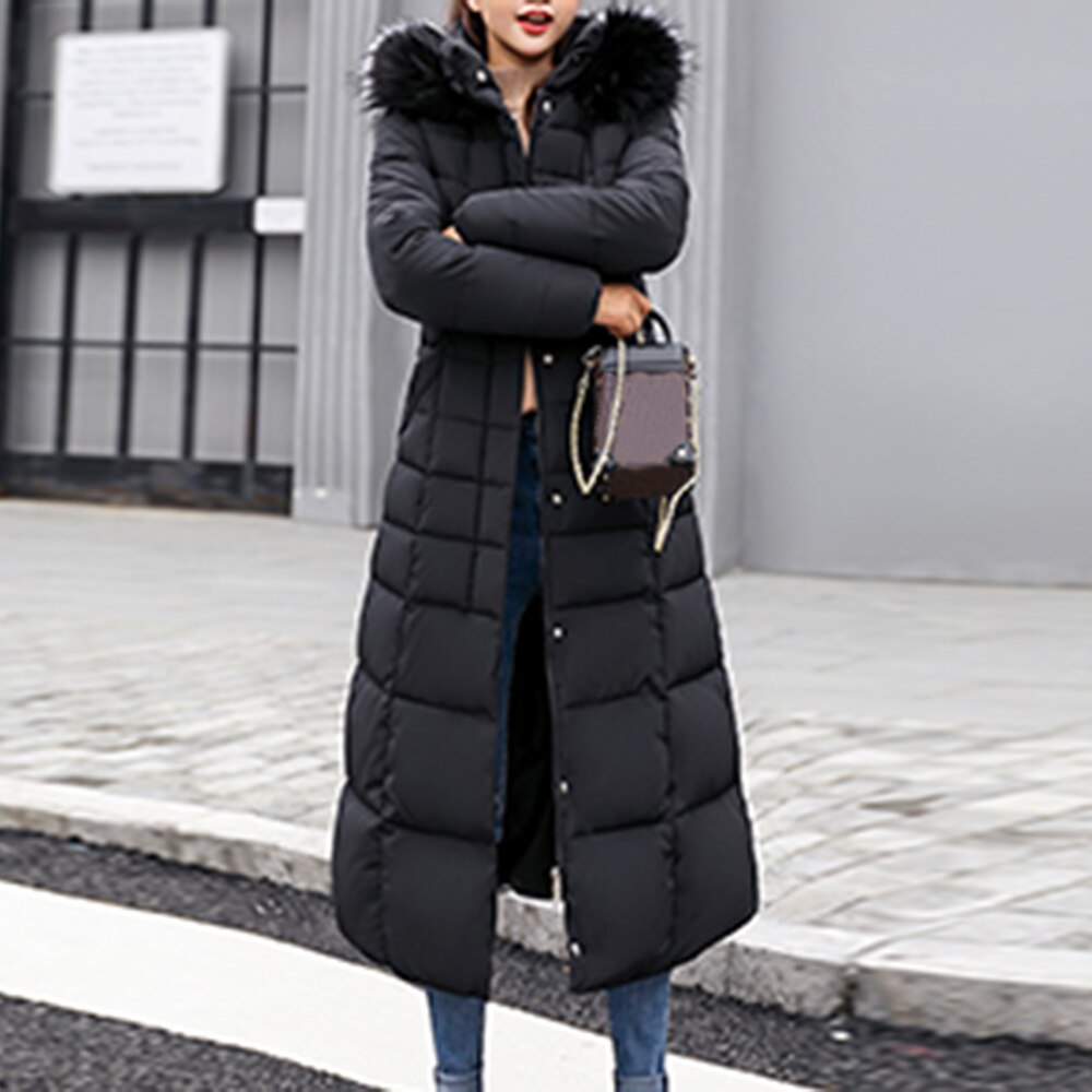 Coat Women Winter Long Coat Parka Femme