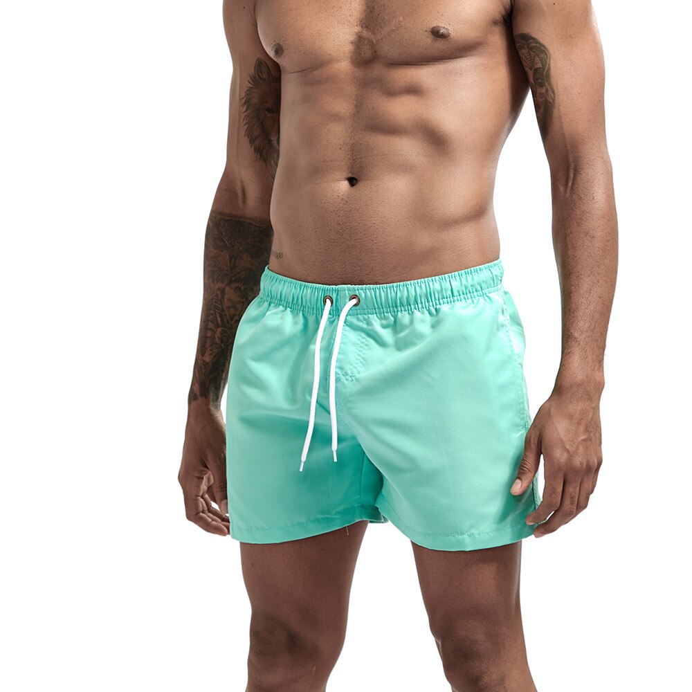 Men's swim trunk sport running shorts board shorts quick-drying with pocket