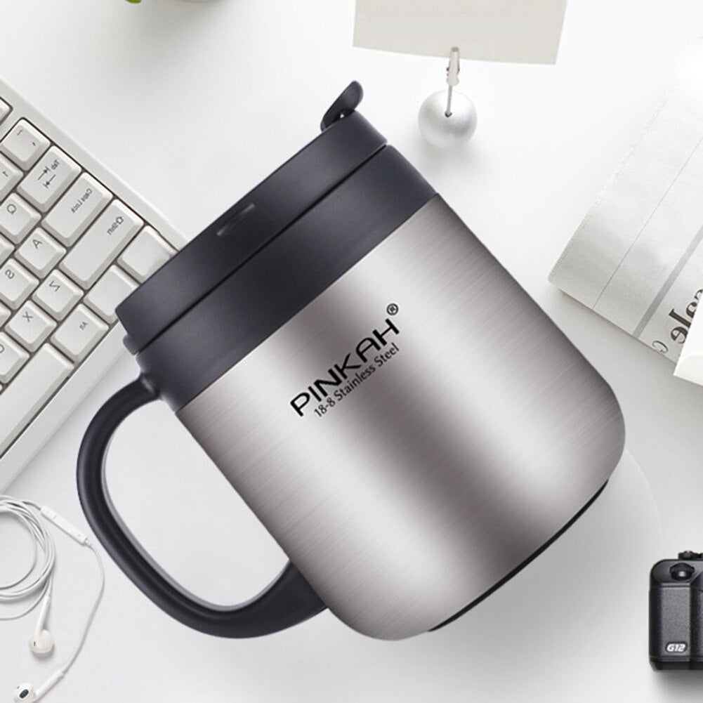 1PC 350ml Stainless Steel Thermal Cup Travel Vacuum Home Office Good thermal insulation performance Coffee Water Mug