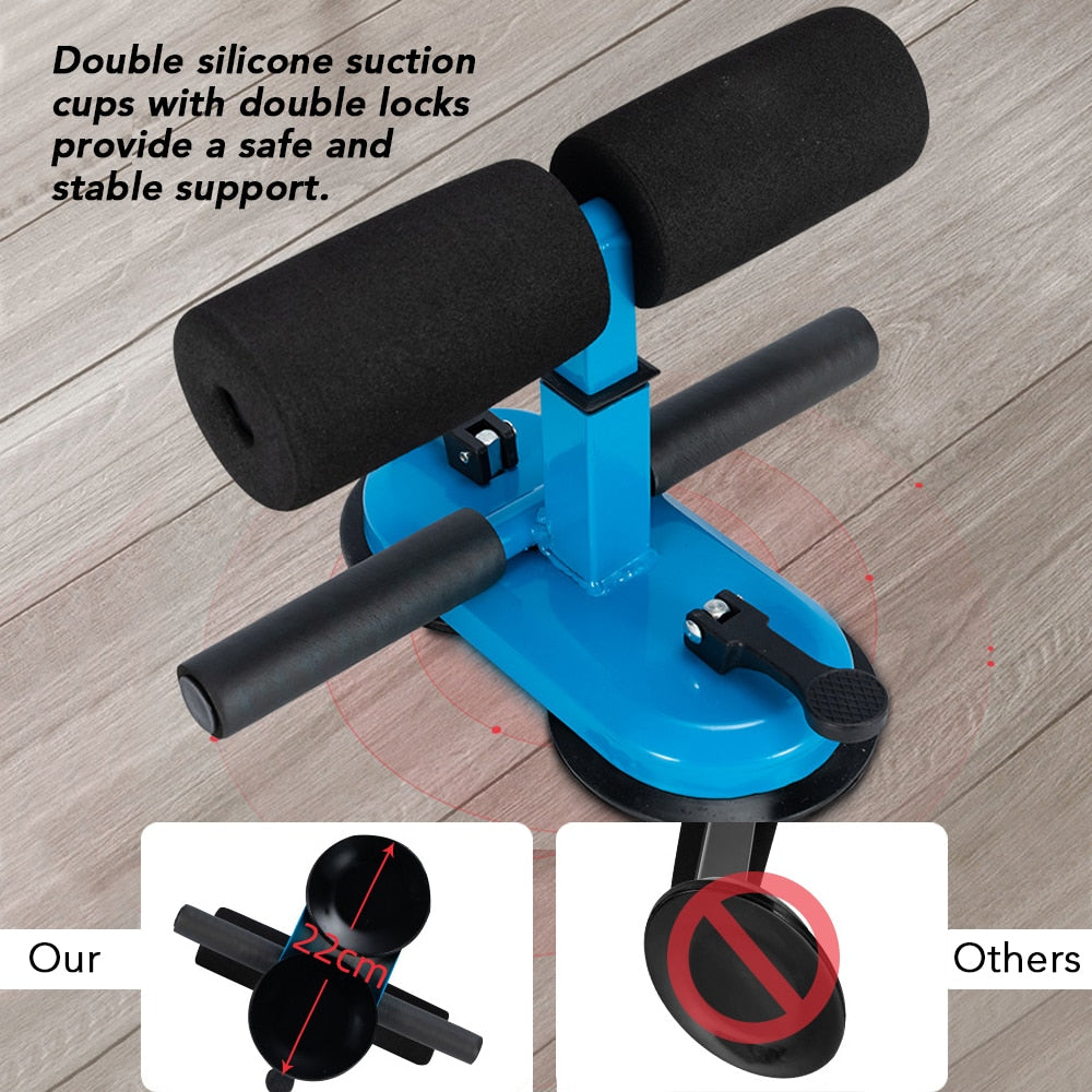 Sit Up Bar Floor Assistant Abdominal Exercise Stand Ankle Support Trainer Workout Equipment for Home Gym Fitness Travel Gear