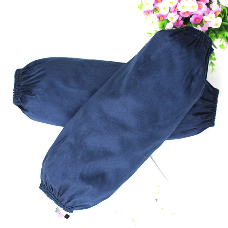 1Pair Arm Sleeve Protectors Soft cotton Oil Proof Anti-fouling Cleaning Sleeve Guitar Protectors Sunshades for Home Kitchen Arm Protector