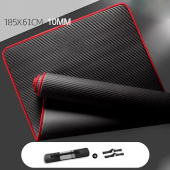 10MM 15MM Yoga Mat NRB Non-slip Mats For Fitness Extra Thick Pilates Gym Exercise Pads Carpet Mat with Edge Binding Yoga Pad XA146+A