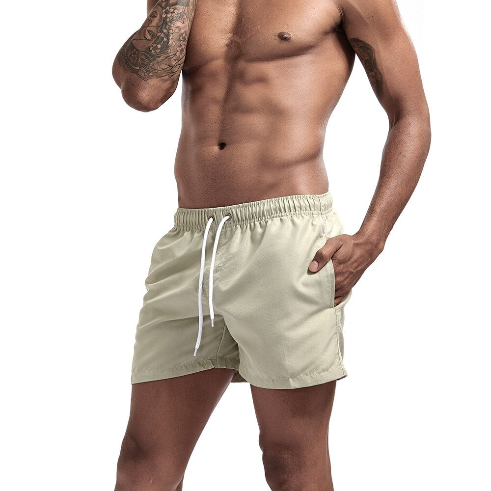 Men's swim trunk sport running shorts board shorts quick-drying with pocket