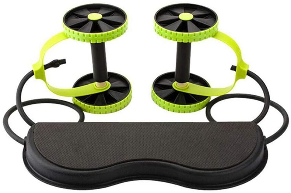 Fitness Abdominal Wheels Roller Stretch Elastic Abdominal Resistance Pull Rope for Abdominal Muscle Trainer Exercise