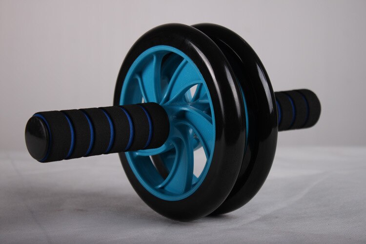 Ab Roller Gym Fitness Exercise Belly Training Abdominal Power Roller Push-Up Training Double Wheel For Body Building