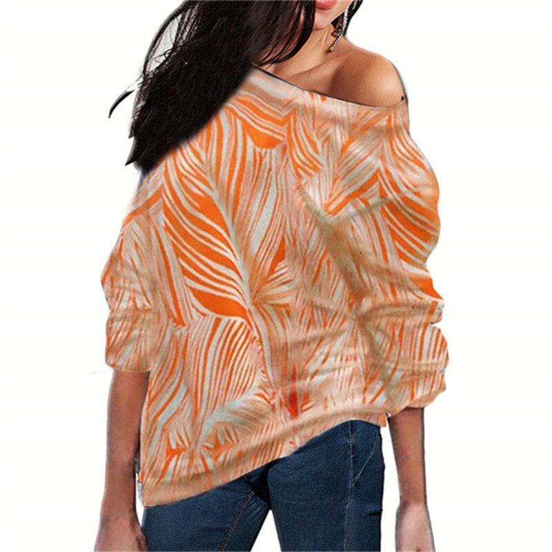 Blouses Off Shoulder Tops Aachoae Women Camiseta Mujer
