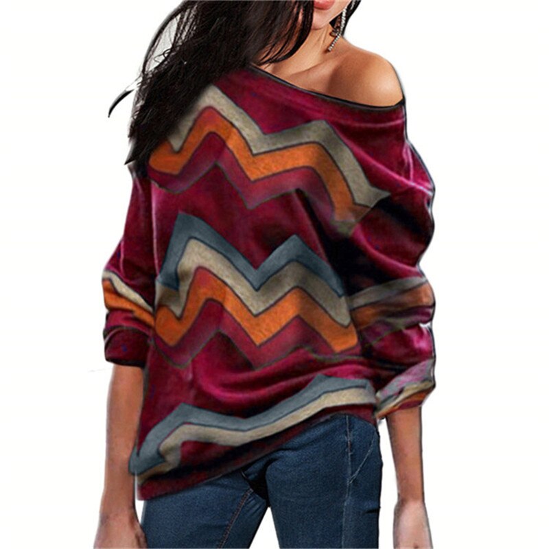 Blouses Off Shoulder Tops Aachoae Women Camiseta Mujer
