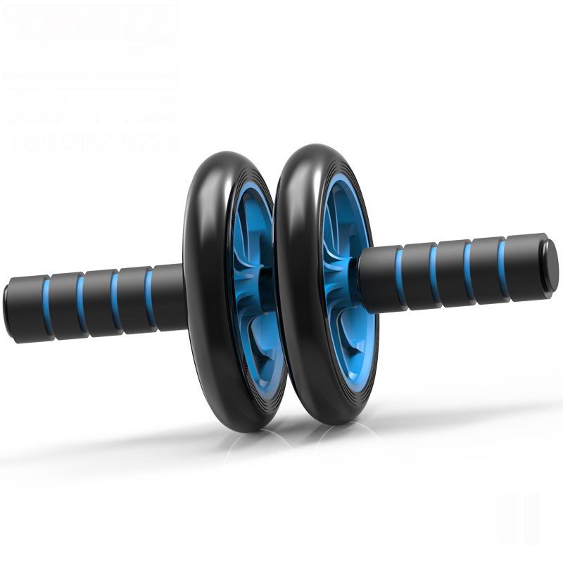 Ab Roller Gym Fitness Exercise Belly Training Abdominal Power Roller Push-Up Training Double Wheel For Body Building
