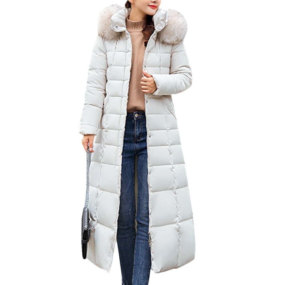 Coat Women Winter Long Coat Parka Femme
