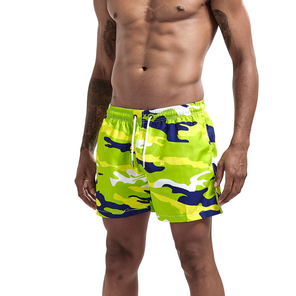 Men's swim trunk sport running shorts board shorts quick-drying with pocket