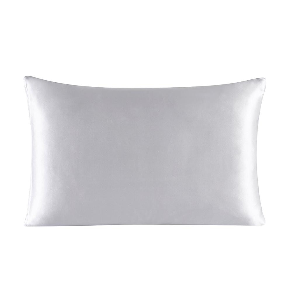 22 Momme Silk Zipper Pillowcase 1pc 100% Nature Mulberry Silk Muticolor Pillow Case For Healthy Standard Queen King