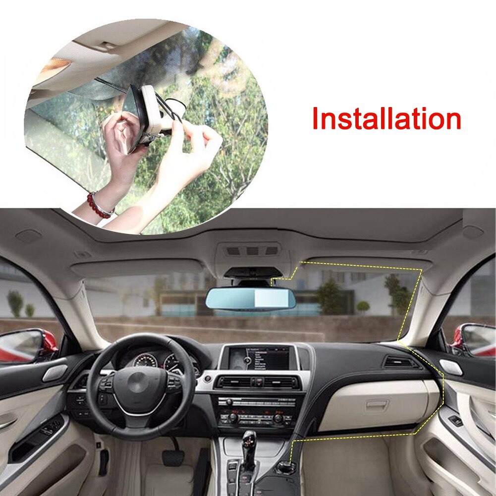 Car Rear Mirror DVR Recorder Dash Cam 1080P HD Blue Screen 2.8-Inch Anti-Dazzling Mirror Full HD Digital Backup Video