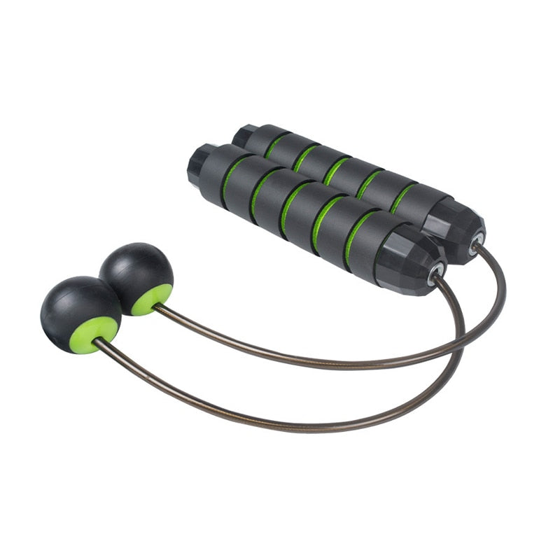 Jump Rope Tangle-Free Rapid Speed Jumping Rope Cable with Ball Bearings Steel Skipping Rope Gym Fitness Home Exercise Slim Body
