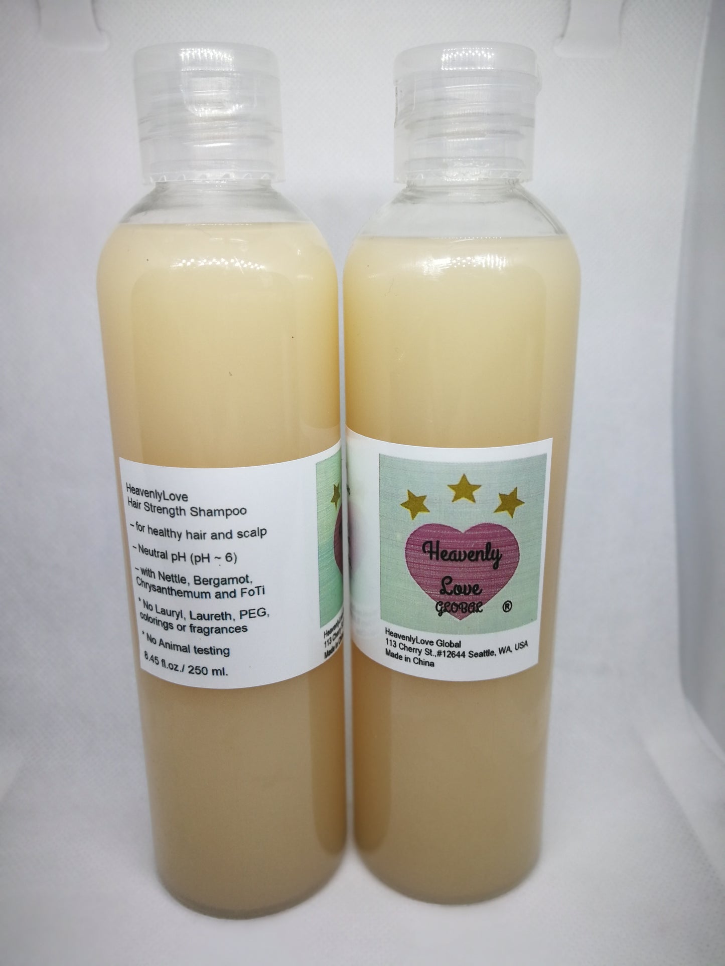 HeavenlyLove hair strength shampoo