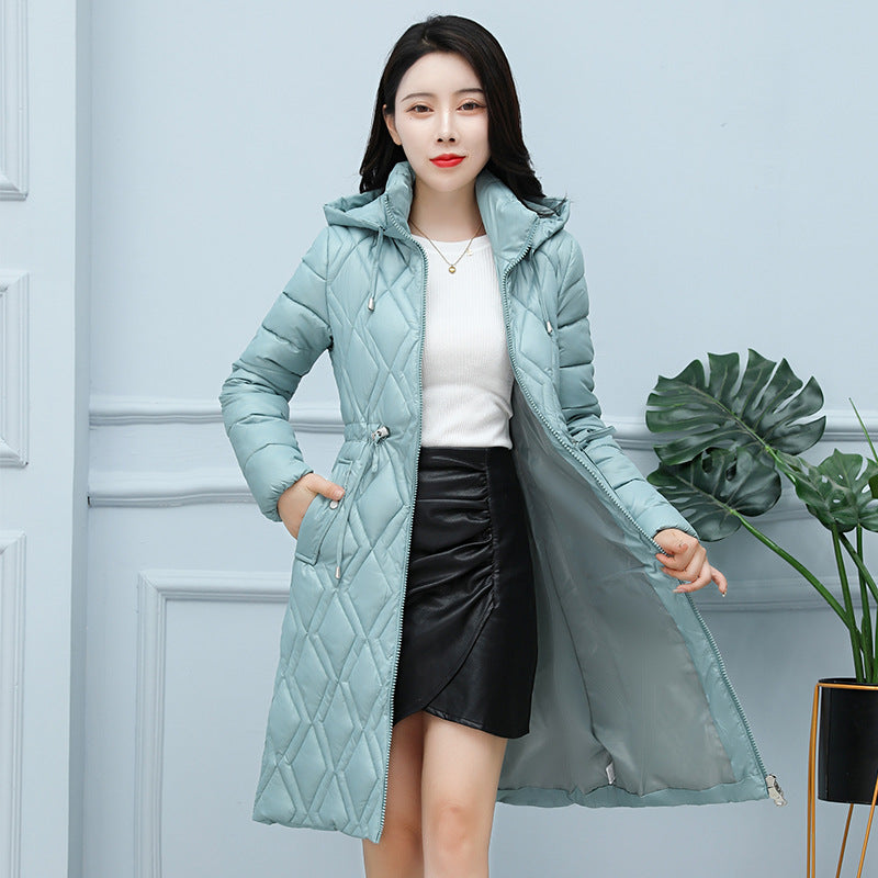 Coat Winter Padded Long Plus Size
