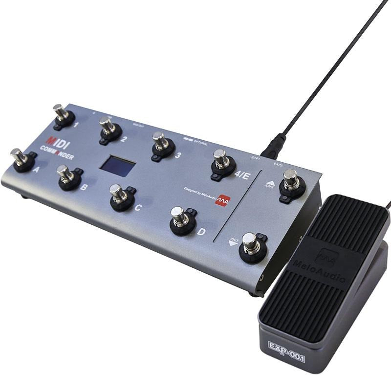 MIDI Commander Guitar Portable USB MIDI Foot Controller With 10 Foot Switches 2 Expression Pedal Jacks 8 Host Presets For Live