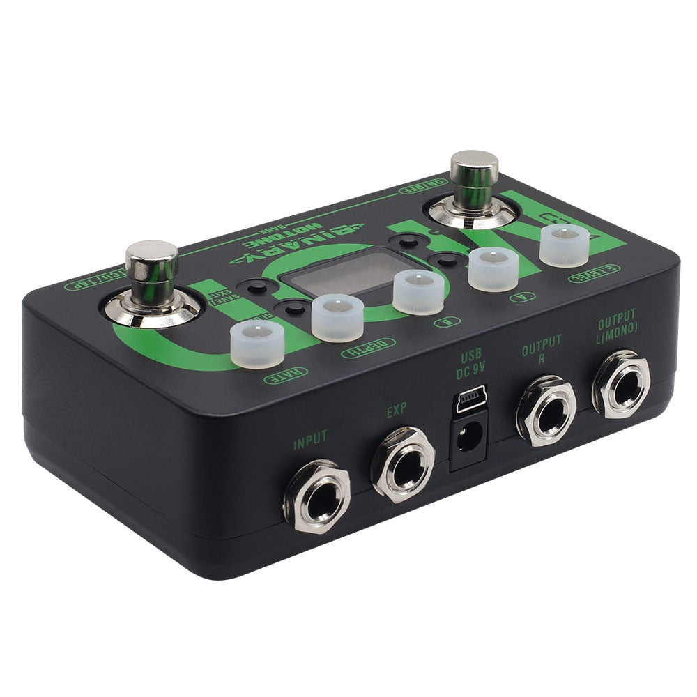 Hotone Binary Mod Multi-Mode Chorus Flanger Tremolo Phaser Rotary Vibe Wah Tap Tempo Modulation Guitar Bass Effects Pedal BME-1