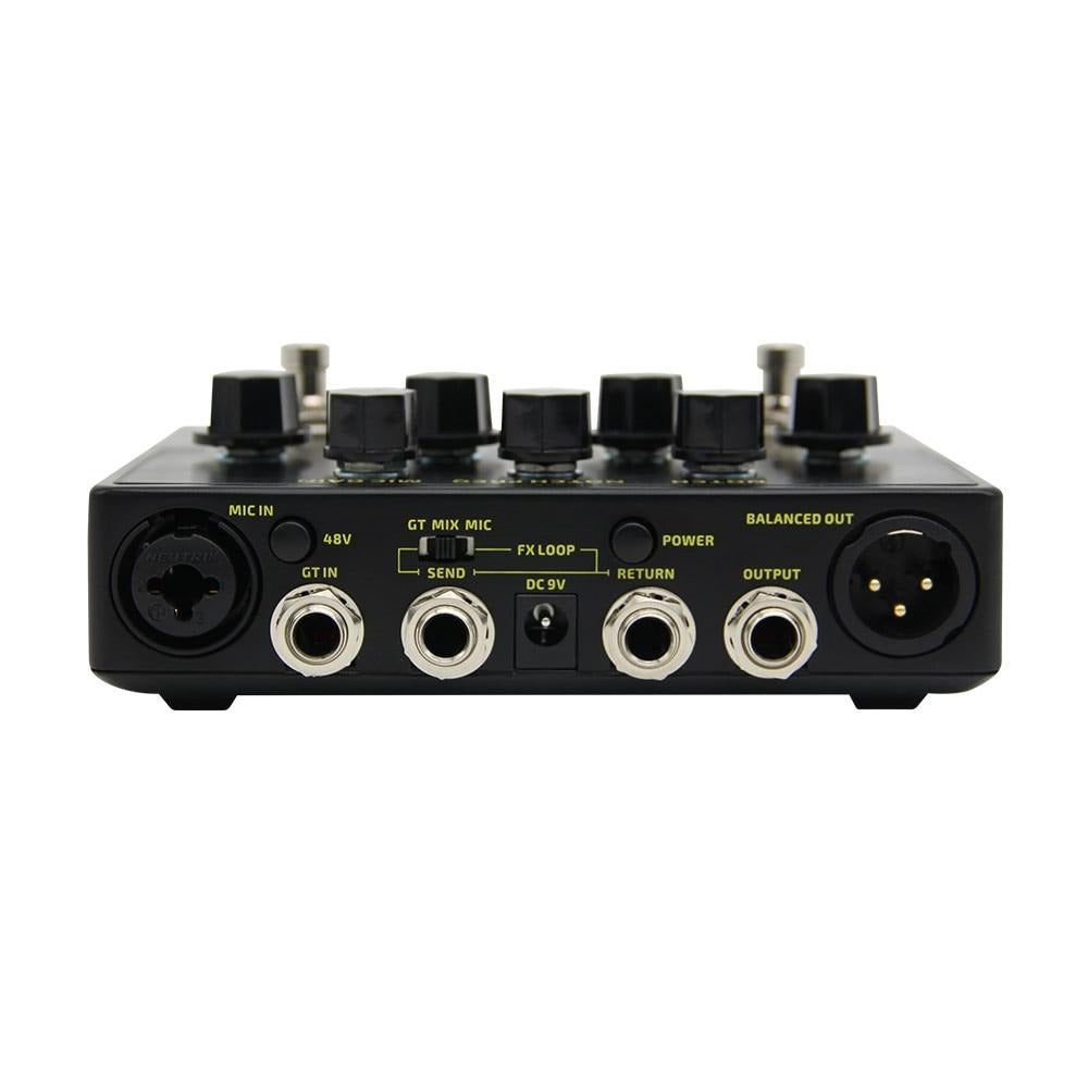 A Station Acoustic Preamp DI Box Guitar & Microphone Guitar Effects Pedal 9V Adapter Included AD20