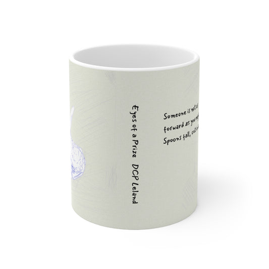 Eyes of a Prize Haiku Ceramic Coffee Mug 11oz
