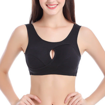 Sports Bra Cotton Anti-expansion Anti-Sag Gathering Adjustment