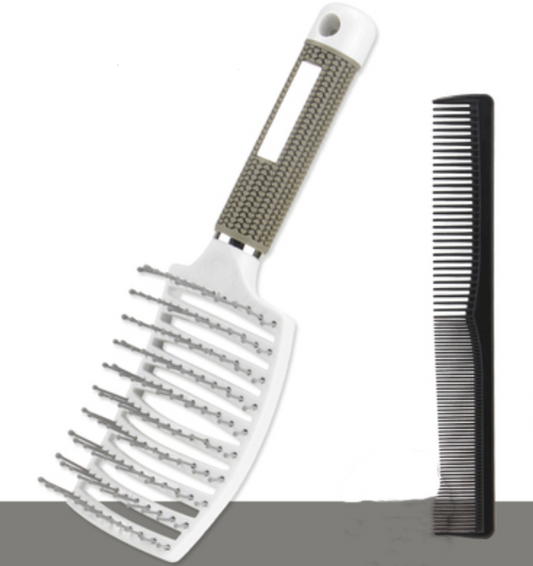 Massage comb and brush set