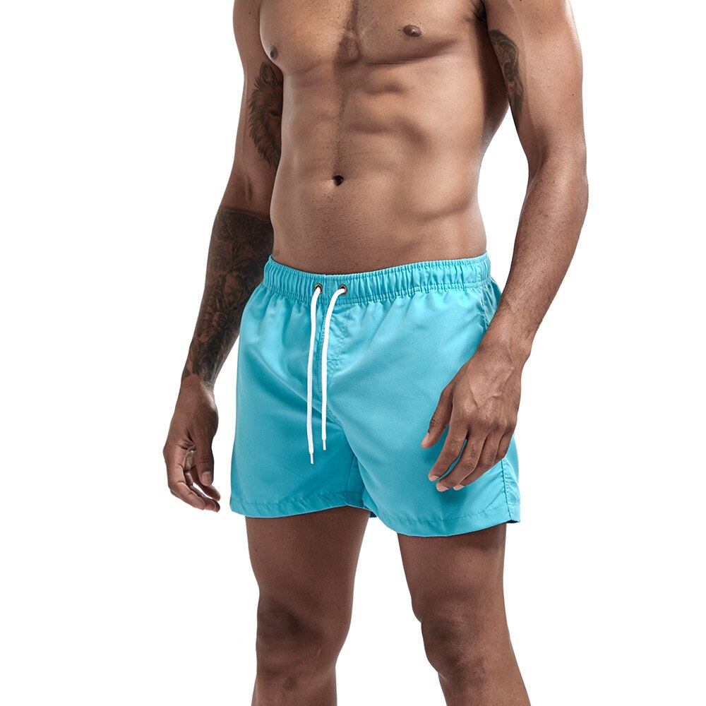 Men's swim trunk sport running shorts board shorts quick-drying with pocket