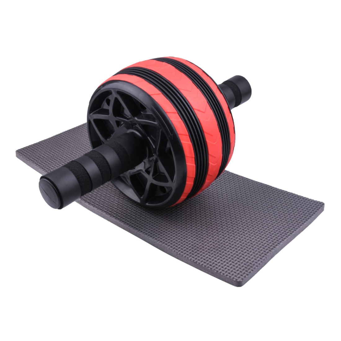 AB Roller Wheel Machine Abdominal Exercise Trainer Health and Fitness Workout Equipment for Home Gym with Mat Boxing Training