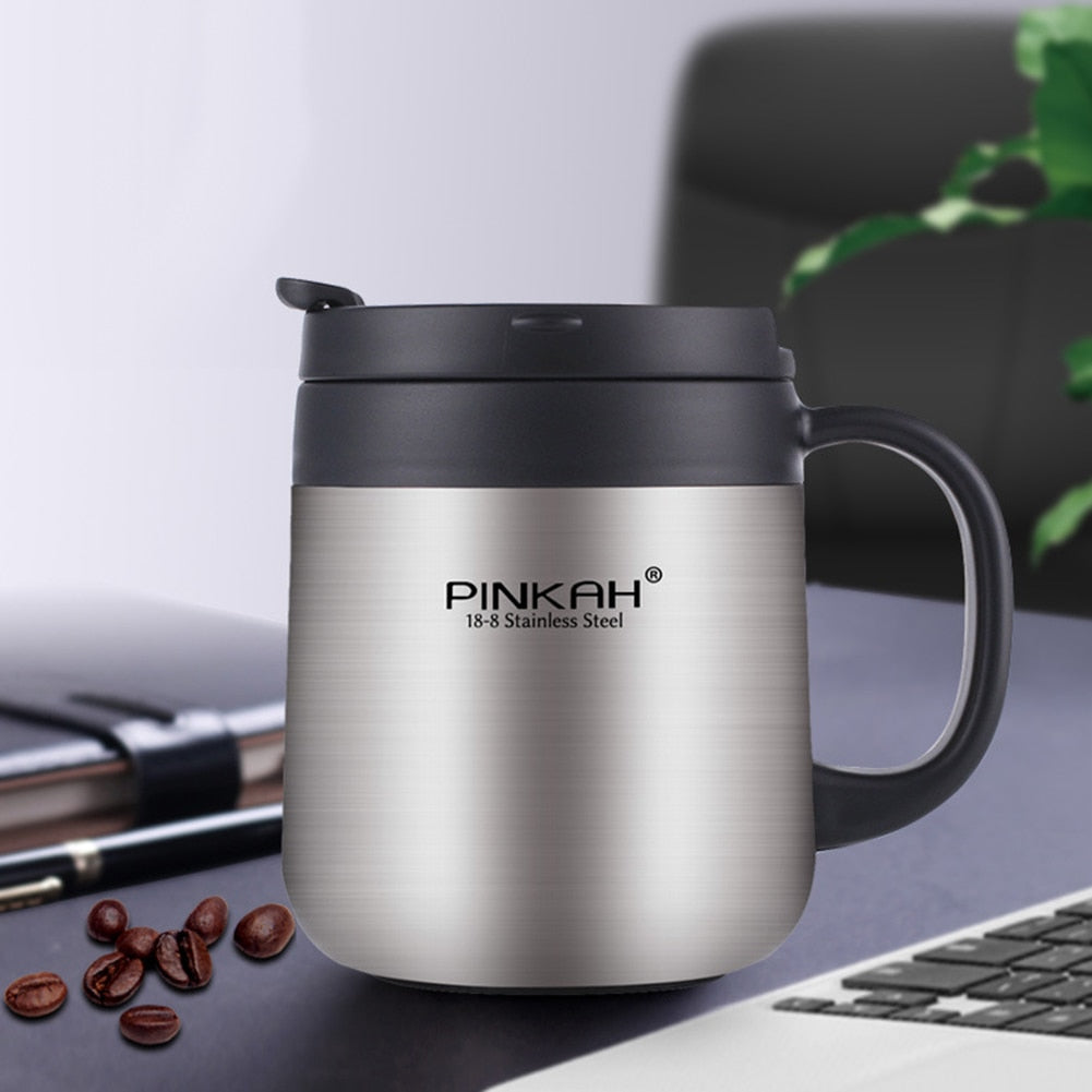 1PC 350ml Stainless Steel Thermal Cup Travel Vacuum Home Office Good thermal insulation performance Coffee Water Mug